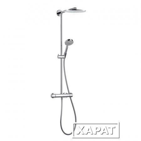 Фото Душевая система Hansgrohe 27165000 Raindance Showerpipe 180mm EcoSmart