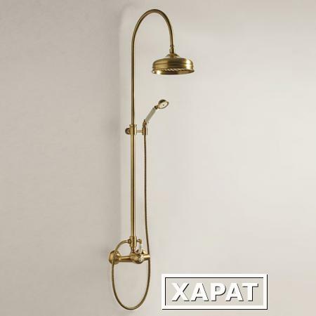 Фото CISAL Arcana Empress Душевая система:смеситель для душа,верхний душ Easy Clean,ручной душ с держателем и шлангом