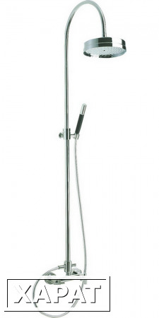 Фото CISAL Barcelona Quad Настенная душевая система:смеситель для душа,верхний душ,ручной душ с держателем и шлангом