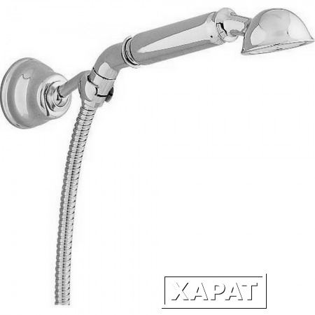 Фото CISAL Shower Душевой гарнитур:ручная лейка,шланг 120 см,держатель настенный для лейки