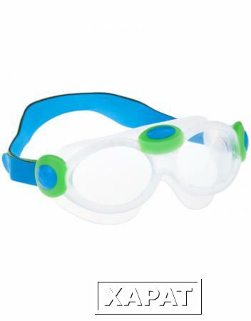 Фото Очки для плавания детские Mad Wave Kids Bubble Mask M0464 01 (Зеленый)