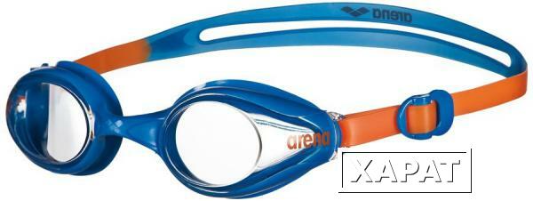 Фото Очки для плавания Arena Sprint JR (Цвет: Синий/Оранжевый;)