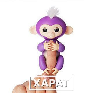 Фото Интерактивная игрушка обезьянка Fingerlings Monkey