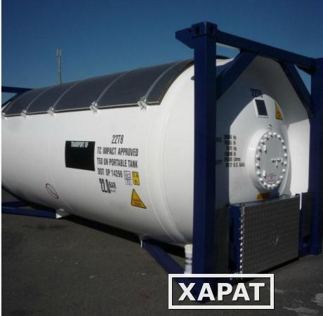 Фото Танк-контейнер T50 для СУГ перевозки сжиженного углеводородного газа.