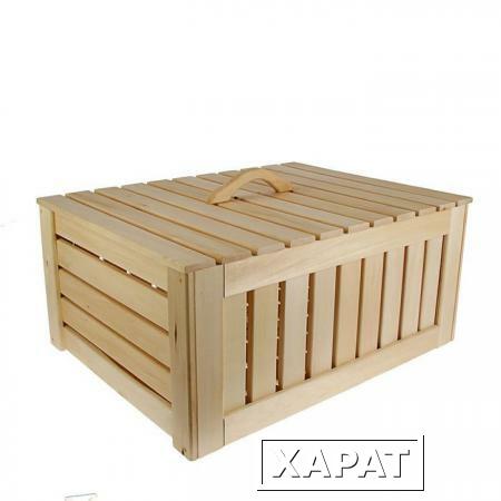 Фото Ящик для белья "Куб" деревянный 70*90*40 см Добрая Баня