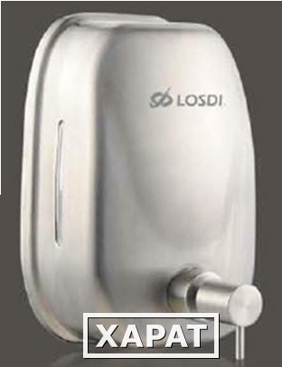 Фото Дозатор жидкого мыла LOSDI CJ1009I-L/CJ-1009S-L (сатиновый металл)