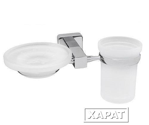 Фото Держатель стакана и мыльницы К6526 ( хром ) Wasser Kraft