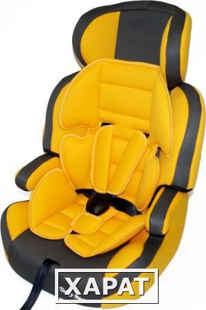 Фото Автокресло Teddy Bear LB 515 RF 1/2/3 23 yellow/black dot с вкладышем