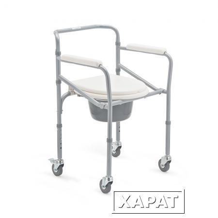Фото Кресло-коляска с санитарным оснащением для инвалидов "Armed" FS693