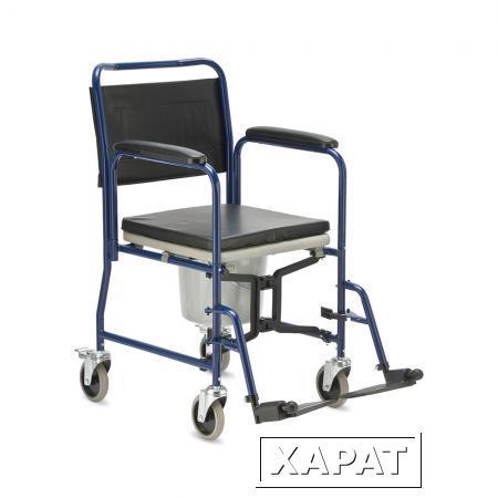 Фото Кресло-коляска с санитарным оснащением для инвалидов "Armed" H009B
