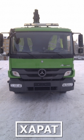 Фото Эвакуатор Mercedes Benz Atego 1218 с КМУ