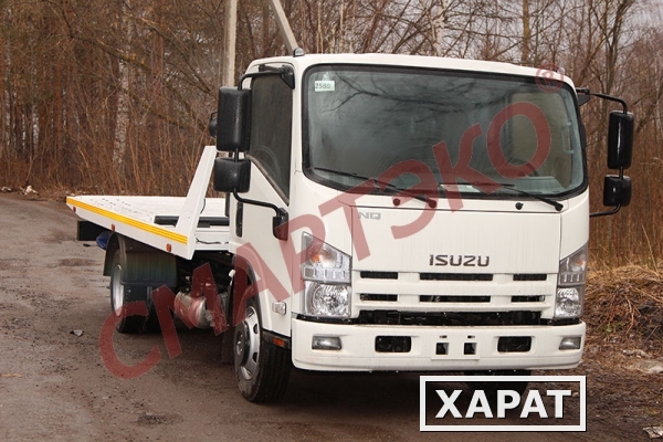 Фото Эвакуатор со сдвижной платформой грузоподъемностью до 4 тонн Isuzu NQR 90LК