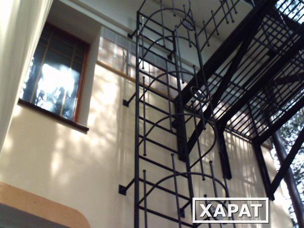 Фото Лестница стеновая для выхода на кровлю