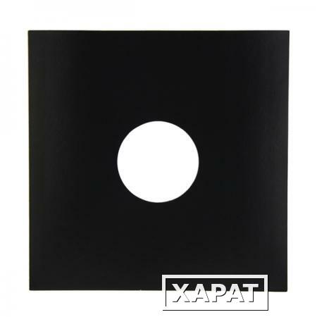 Фото Конверт для виниловых пластинок Audiocore 12 Paper Cover Hole Record Sleeve Black (1 шт.) (внешний)