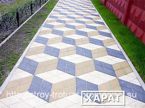 Фото Укладка тротуарной плитки Королев