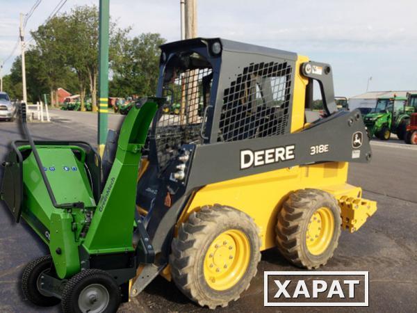 Фото Гидравлический измельчитель веток на минипогрузчик Greenmech CS 100 TMP HYD