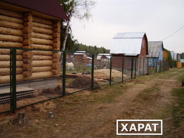 Фото Забор из сетки в секция Саранск. От производителя с гарантией 2 года.