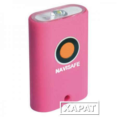 Фото Navisafe Карманный фонарик розовый Navisafe Navi Light Mini Black 403 7090017580537 водонепроницаемый до 100 м глубины