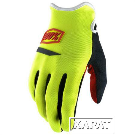 Фото Мотоперчатки женские 100% Ridecamp Women Glove Neon Yellow L (11008-004-10)