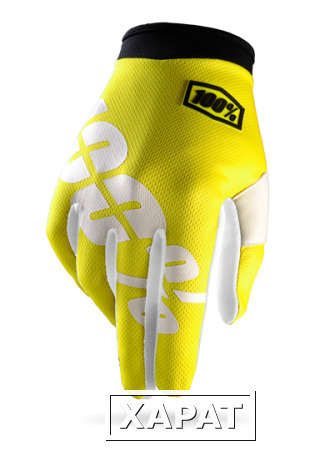 Фото Мотоперчатки 100% ITrack Glove Neon Yellow S (10002-004-10)