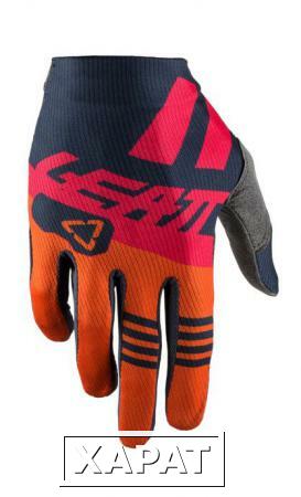 Фото Мотоперчатки Leatt GPX 1.5 GripR Glove Ink/Orange L (6019033262)