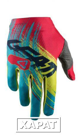 Фото Мотоперчатки Leatt GPX 1.5 GripR Glove Red/Lime L (6019033272)