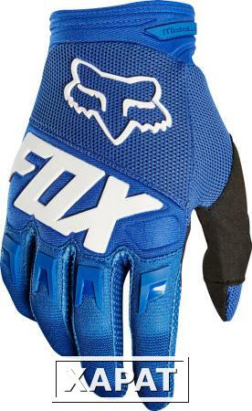 Фото Мотоперчатки подростковые Fox Dirtpaw Race Youth Glove Blue XS (22753-002-XS)