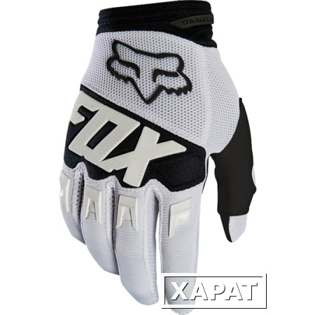 Фото Мотоперчатки подростковые Fox Dirtpaw Race Youth Glove White L (22753-008-L)