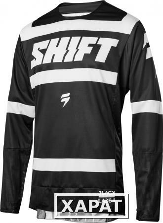 Фото Мотоджерси Shift Black Strike Jersey Black/White M (19311-018-M)