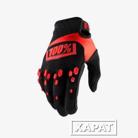 Фото Мотоперчатки 100% Airmatic Glove Black/Red M (10004-013-11)