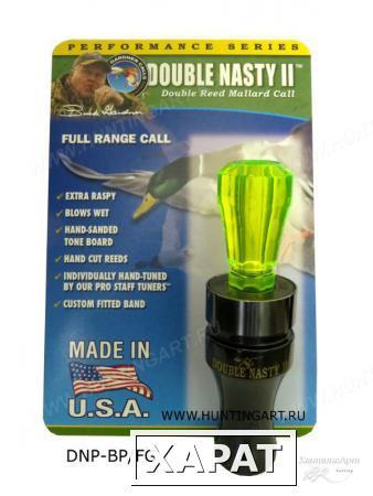 Фото Манок на утку Buck Gardner Double Nasty II Цвет Черный/Флуоресцентно-зеленый