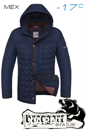 Фото NEW! Куртка зимняя мужская Braggart Status 3570 (синий-коричневый), р.S, M, L, XL, XXL