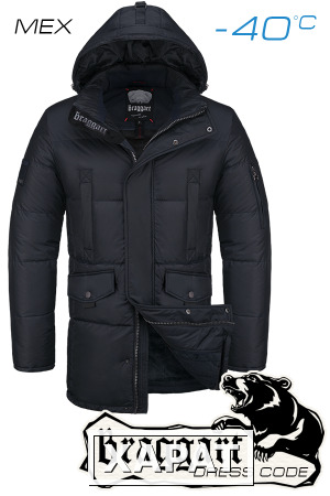 Фото NEW! Куртка зимняя мужская Braggart Dress Code 1708 (черный), р.S, M, L, XL, XXL
