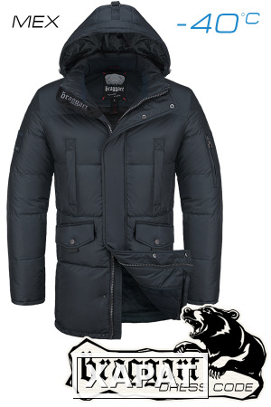 Фото NEW! Куртка зимняя мужская Braggart Dress Code 1708 (графит), р.S, M, L, XL, XXL