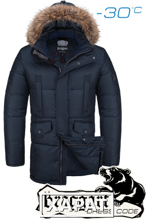 Фото NEW! Куртка зимняя мужская Braggart Dress Code 2508 (темно-синий), размер 50 (L)