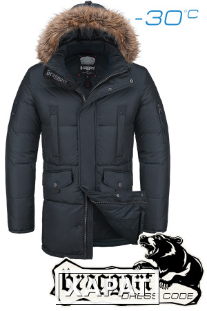 Фото NEW! Куртка зимняя мужская Braggart Dress Code 2508 (графит), размер 52 (XL)