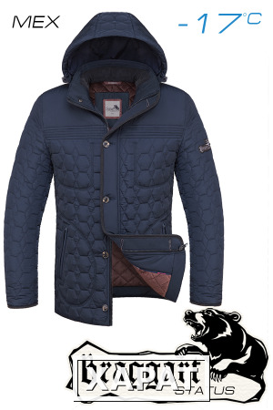 Фото NEW! Куртка зимняя мужская Braggart Status 3570 (св.синий-черный), р.S, M, L, XL, XXL