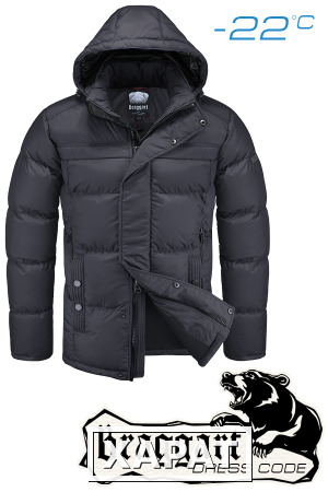 Фото NEW! Куртка зимняя мужская Braggart Dress Code 3974D (графит) M, L, XL, XXL