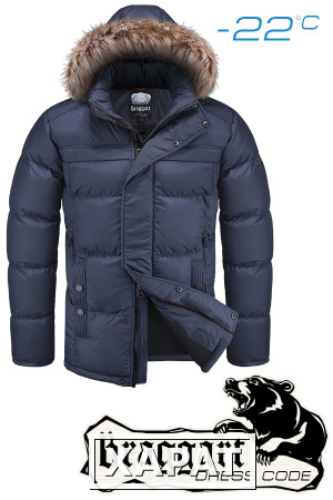 Фото NEW! Куртка зимняя мужская Braggart Dress Code 2574C (т.синий) M, L, XL, XXL