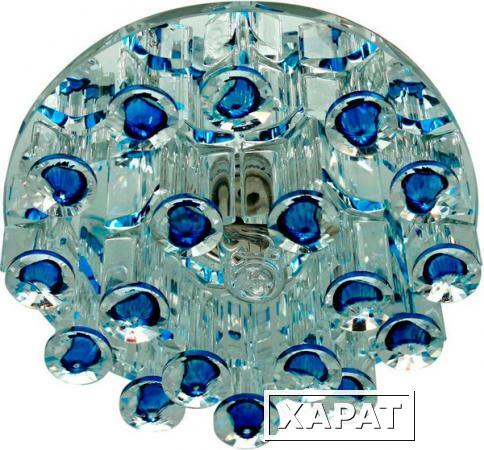 Фото Светильник потолочный JCD9 Max35W G9 прозрачный-голубой прозрачный 1550; 28427