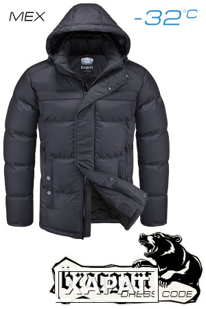 Фото NEW! Куртка зимняя мужская Braggart Dress Code 1774А (графит) M, L, XL, XXL