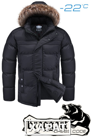Фото NEW! Куртка зимняя мужская Braggart Dress Code 2574B (черный) M, L, XL, XXL