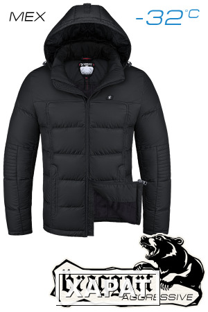 Фото NEW! Куртка зимняя мужская Braggart Aggressive 3833C черный