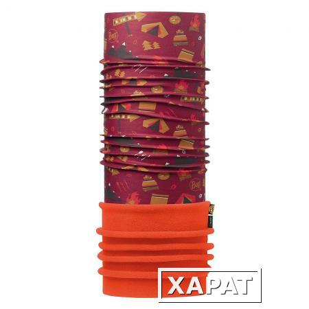 Фото Бандана BUFF JUNIOR POLAR BUFF® ADVENTURE GRANA / ORANGE-GRANA-Standard