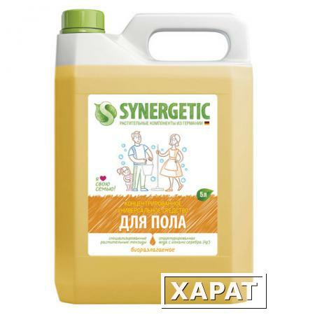 Фото Средство для мытья пола и поверхностей 5 л SYNERGETIC