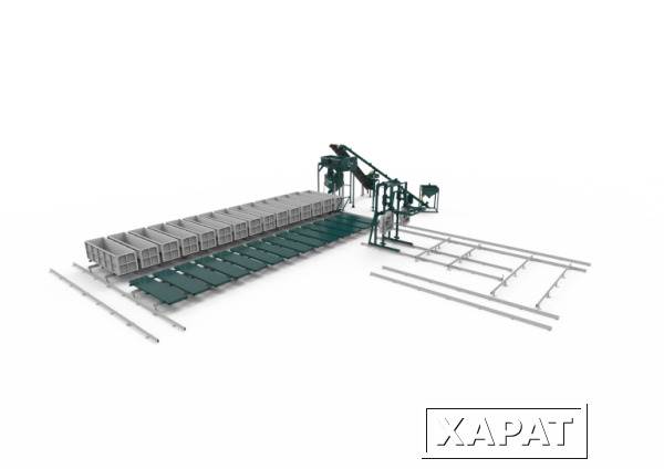 Фото Конвеерная линия для производста газобетона с пильным комплексом ЧПУ РТМ-40КА