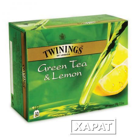 Фото Чай TWININGS (Твайнингс) "Green tea Lemon"