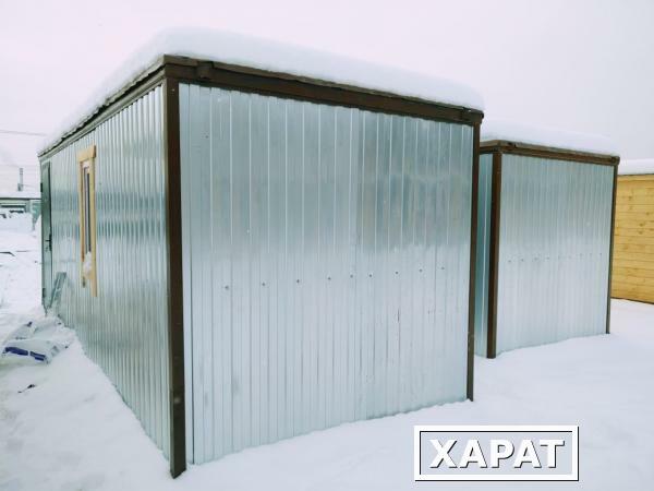 Фото Блок контейнер зимний с утеплением (бытовка для строителей)