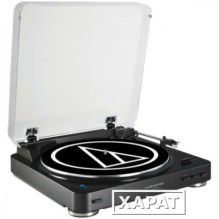 Фото Виниловый проигрыватель Audio-Technica AT-LP60BT Black