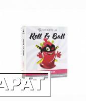 Фото Стимулирующий презерватив с шариками Roll & Ball с ароматом малины (1 шт)